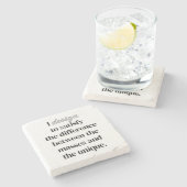 I Design Stone Untersetzer (Seitenansicht)