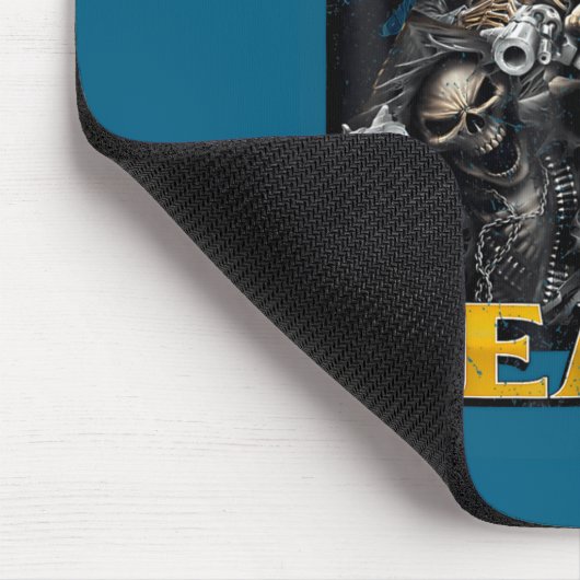 I Desire Beans Funny Hard Skeleton Meme Bootleg  Mousepad (Ecke)