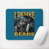 I Desire Beans Funny Hard Skeleton Meme Bootleg  Mousepad (Mit Mouse)