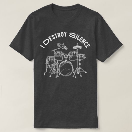 I Destroy Silence (9) T-Shirt (Design vorne)