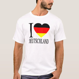 I deutsches Flaggen-Herz LiebeDeutschland T-Shirt