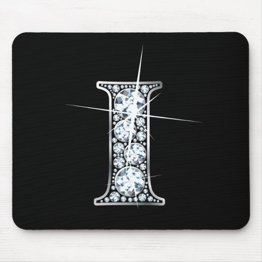 "I" Diamond Bling Mousepad (Vorne)