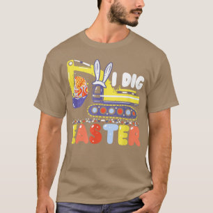 I Dick Easter Digger Niedlich Bunny Ecavator Jungs T-Shirt