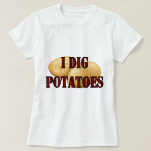 I Dickato Kartoffeln Spud Tuber Gemüse T-Shirt
