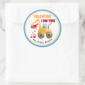 I Dickg you Digger Klassenzimmer Valentinstag Runder Aufkleber (Tasche)