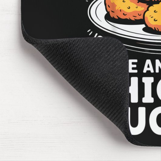 I Did The Math The Answer Is Chicken Nugget Funny Mousepad (Ecke)