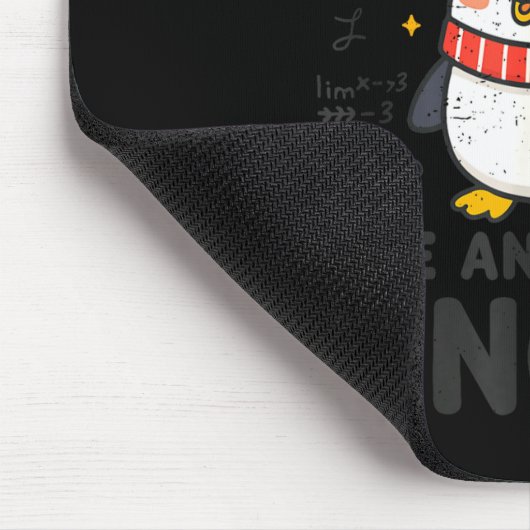 I Did The Math The Answer Is Penguin Christmas Mat Mousepad (Ecke)