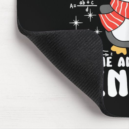 I Did The Math The Answer Is Penguin Christmas Mat Mousepad (Ecke)