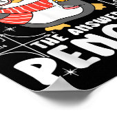 I Did The Math The Answer Is Penguin Christmas Mat Poster (Ecke)