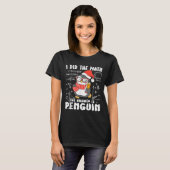 I Did The Math The Answer Is Penguin Christmas Mat T-Shirt (Vorne ganz)
