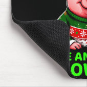 I Did The Math The Answer Is Santa Pig Funny Pig L Mousepad (Ecke)