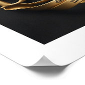 I Didn’t Break – I Became Unbreakable | Gold Boss  Poster (Ecke)