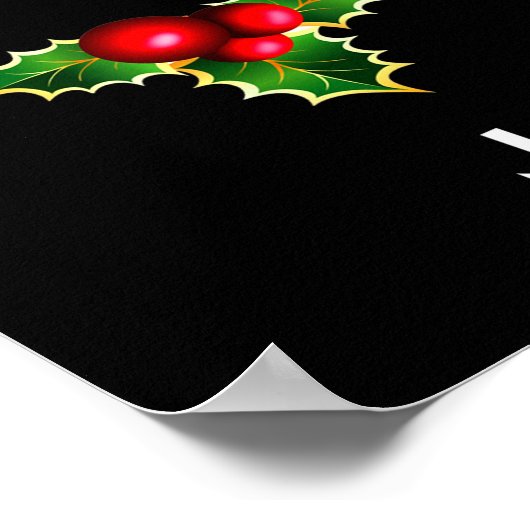 I Didn't Make The Rules Funny Christmas Mistletoe  Poster (Ecke)