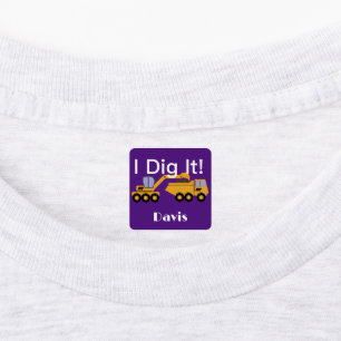 I Didy It Design - Kleines quadratisches Bekleidun Etiketten