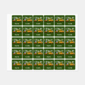 I Didy It Design - Kleines quadratisches Bekleidun Etiketten (Blatt)