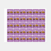 I Didy It Design - Kleines quadratisches Bekleidun Etiketten (Blatt)