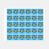 I Didy It Design - Kleines quadratisches Bekleidun Etiketten (Blatt)