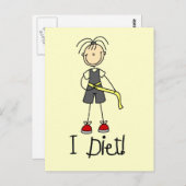 I Diet Tshirts und Geschenke Postkarte (Vorne/Hinten)