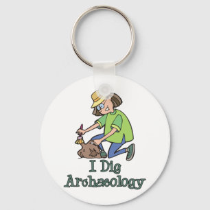 I Dig Archäologie Schlüsselanhänger