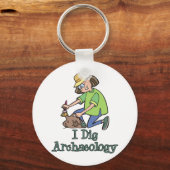 I Dig Archäologie Schlüsselanhänger (Vorderseite)