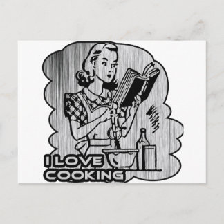 I Dig Cooking Garnish Postkarte