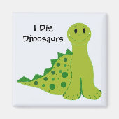 I Dig Dinosaurier Magnet (Vorne)