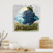 I Dig Dinosaurier Poster (Küche)