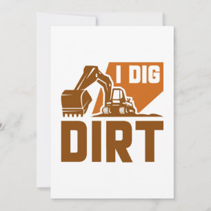 I Dig Dirt Dankeskarte