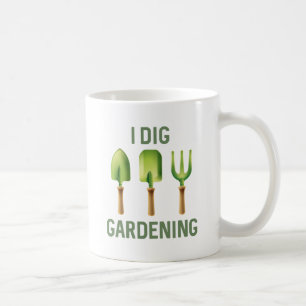I Dig Garening Kaffeetasse