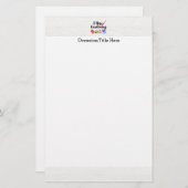 I Dig Garening Niedlich Garden Gift Gardener Briefpapier (Vorne/Hinten)