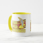 I Dig Gold Country Sierra Fun Slogan Kunst Tasse (Vorderseite Links)