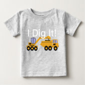 I Dig IT Design - Baby Fine Jersey T - Shirt (Vorderseite)