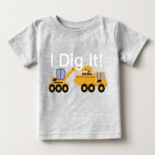 I Dig IT Design - Baby Fine Jersey T - Shirt (Vorderseite)