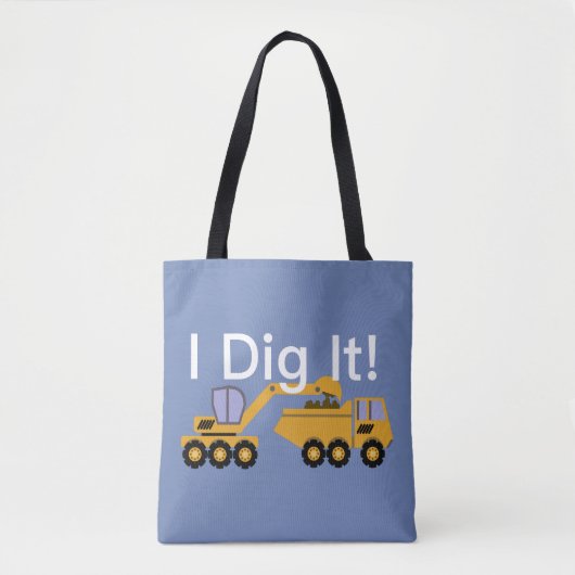 I Dig It Design - Custom All-Over-Print Tote Bag Tasche (Vorderseite)