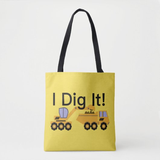 I Dig It Design - Custom All-Over-Print Tote Bag Tasche (Vorderseite)