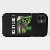 I Dig Luck Excavator St Patrick's Day Irish Case-Mate iPhone Hülle (Rückseite (Horizontal))
