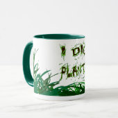 I Dig Pflanze Gardener Slogan Kaffee Tasse (Vorderseite Links)