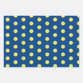 I Dig Pickleball Golden Dog Geschenkwrap Geschenkpapier Set (Vorderseite 3)