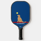 I Dig Pickleball Golden Pickleball Paddle (Vorderseite)