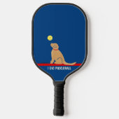 I Dig Pickleball Golden Pickleball Paddle (Rückseite)