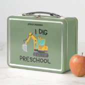 I Dig Preschool Metall Brotdose (Beispiel)