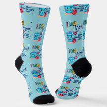 „I Dig You“-Socken – Valentinstagsgeschenk für Fre
