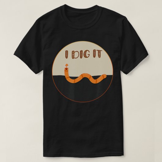 I Diit Niedlich Worm Lover Compost Garening Lover  T-Shirt (Design vorne)