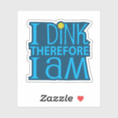 I Dink Aufkleber (Blatt)