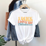 I Dink I Liebe You Pickleball T - Shirt<br><div class="desc">Express sich mit diesem I DINK I LIEBE YOU PICKLEBALL ...  Pickleball-Shirt. Bitte beachten Sie,  dass der Text/das Kunstwerk nicht geändert werden kann.</div>