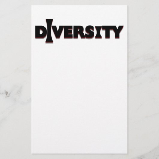 I Diversity Stationery Briefpapier (Vorderseite)