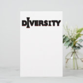 I Diversity Stationery Briefpapier (Stehend Vorderseite)