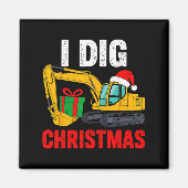 I Diving Christmas Gravator Xmas Pjs Kleinkind Boy Magnet (Vorne)