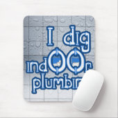I Diving Indoor Plumbing Mousepad (Mit Mouse)