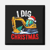 I Diving Weihnachtsgrabbau Xmas Toddle Magnet (Vorne)